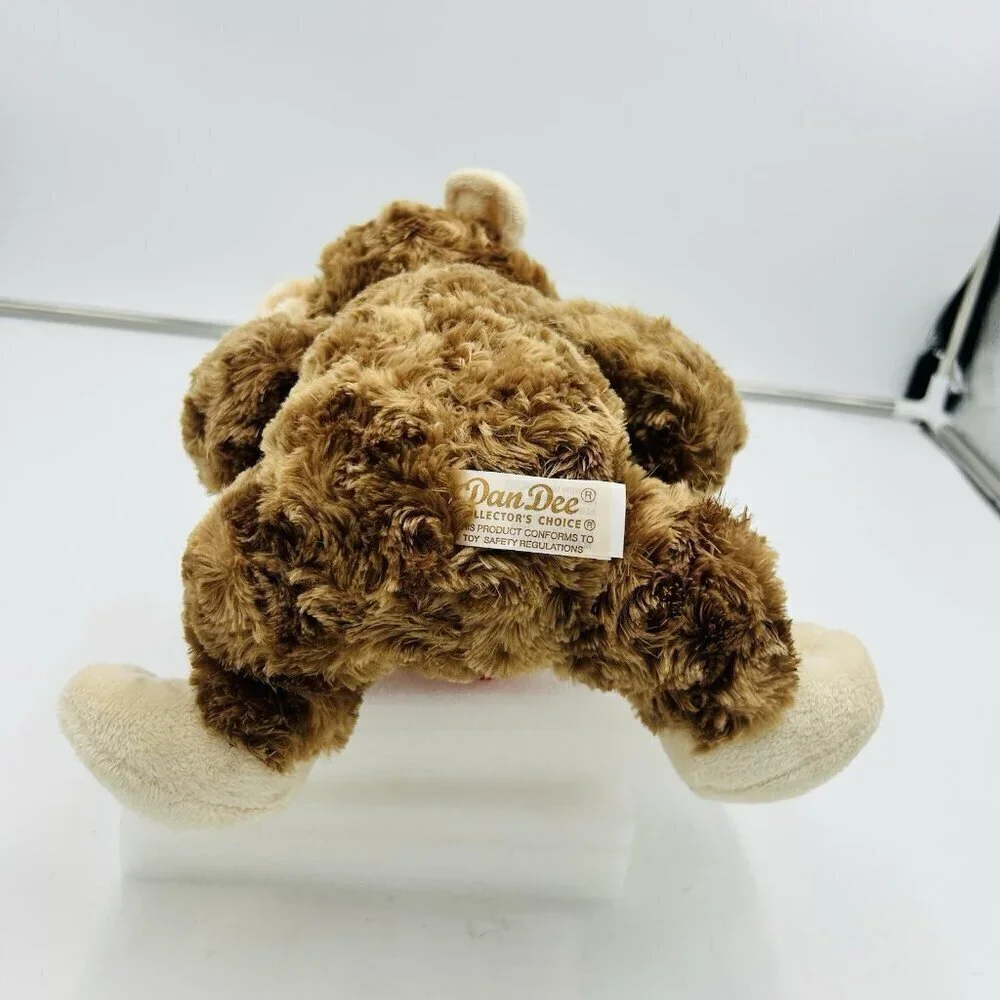 Dan Dee Plush Brown Tan Monkey 
